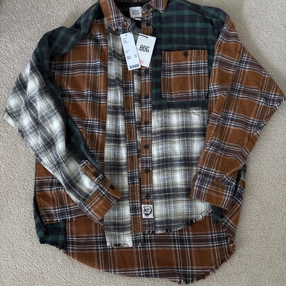 NWT BDG urban outfitters flannel size xs - Picture 1 of 3